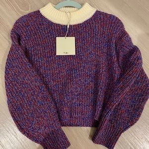 【Tibi】BRAND NEW Cropped wool sweater 🌸